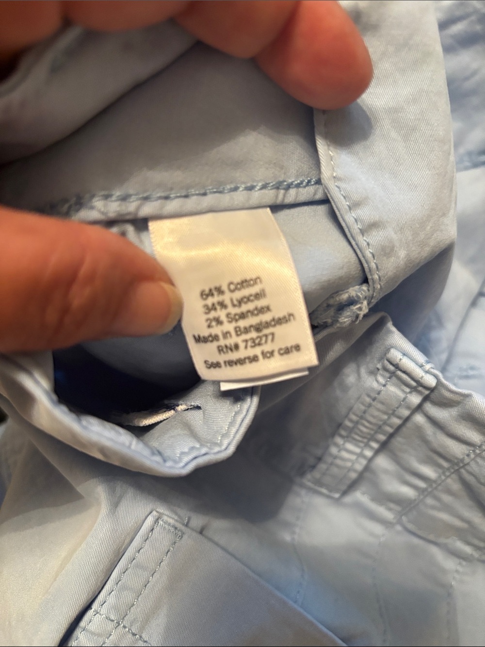 LC Lauren Conrad Light Blue Wide Leg Pants - Picture 5 of 5